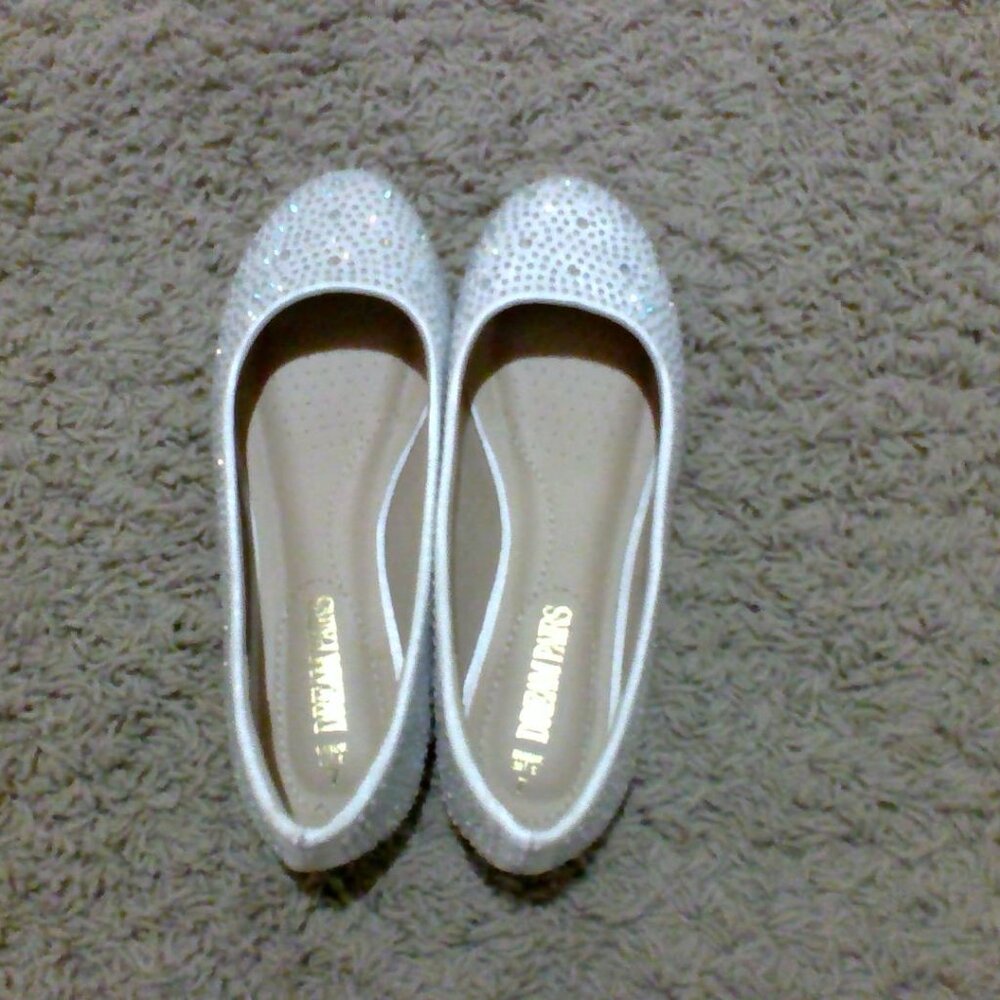 sparkling flats (WORN ONCE!)